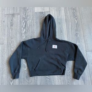 Jordan Loose Fit Cropped Hoodie in Black Size XS